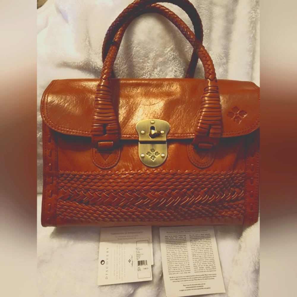 Patricia Nash Mazaro Leather Handbag from the Exclusive Discovery Collection